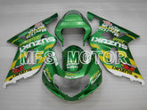 Suzuki GSXR750 2000-2003 Injection ABS verkleidung - Movistar - Grün - MFS6975